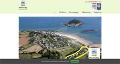 Desktop Screenshot of mountsbay-caravanpark.co.uk